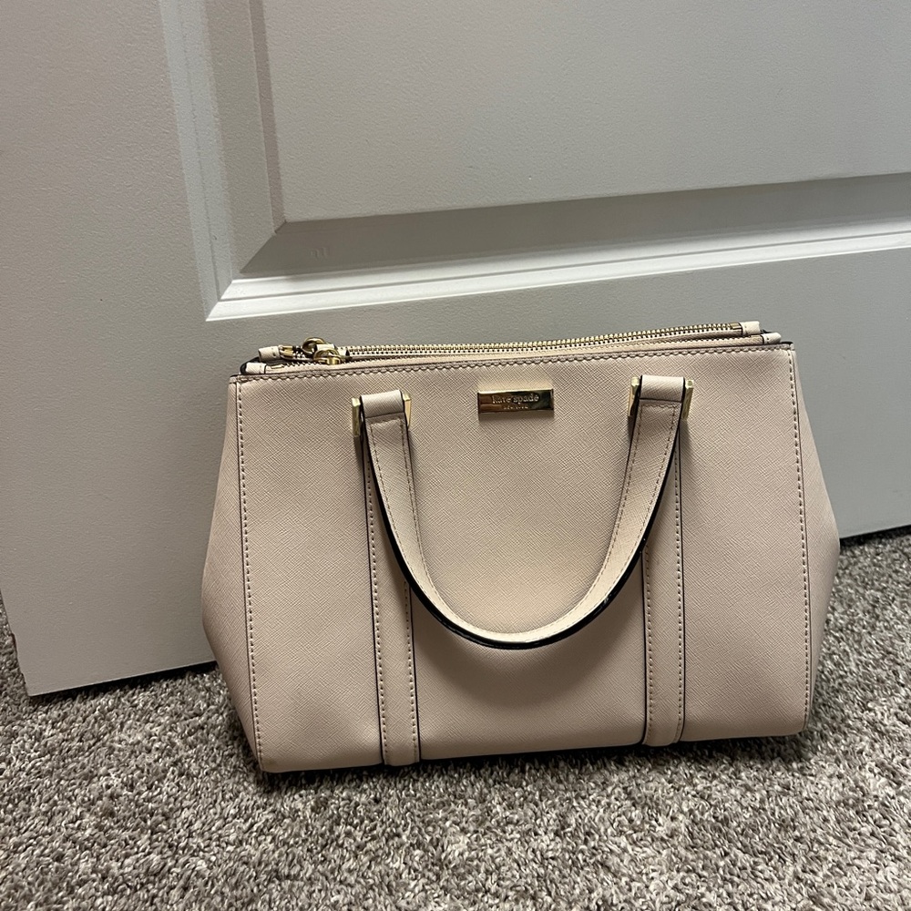 Kate Spade Cream Satchel Bag